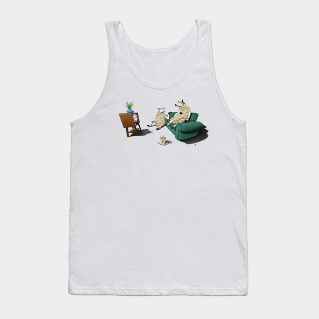 Sheep Tank Top by RobArt